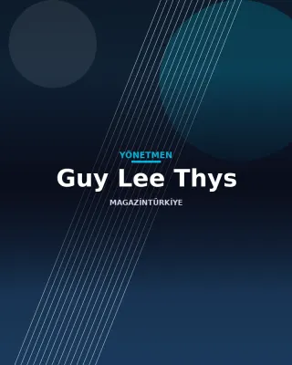Belçika doğumlu yönetmen Guy Lee Thys'in portresi