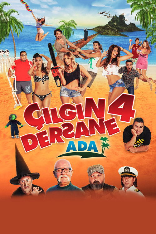 Çılgın Dersane 4: Ada afiş görseli