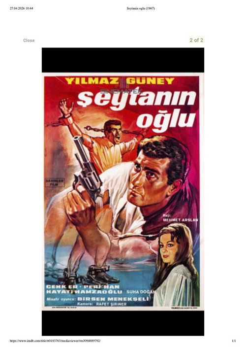 Şeytanın Oğlu afiş görseli