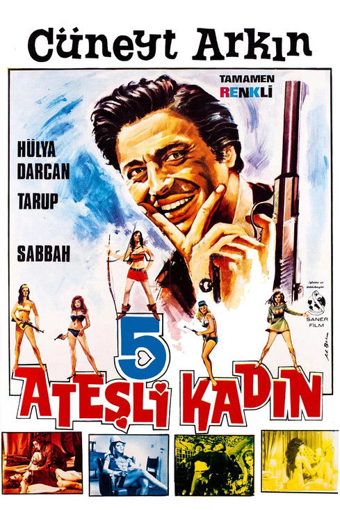 Beş Ateşli Kadın afiş görseli
