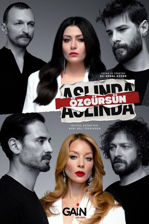 Aslında Özgürsün afiş görseli