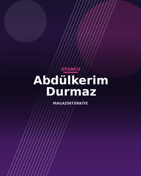 Abdülkerim Durmaz profil görseli