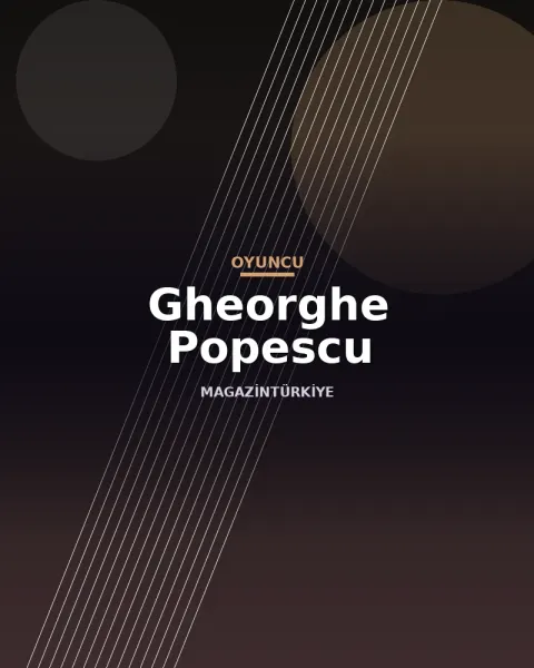Gheorghe Popescu profil görseli