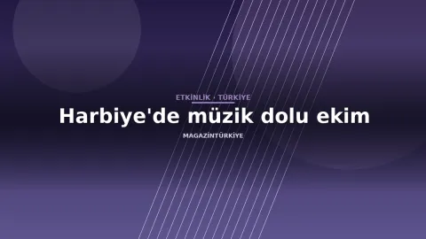 Harbiye'de müzik dolu ekim