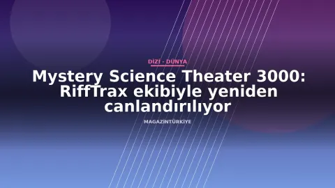 Mystery Science Theater 3000: RiffTrax ekibiyle yeniden canlandırılıyor