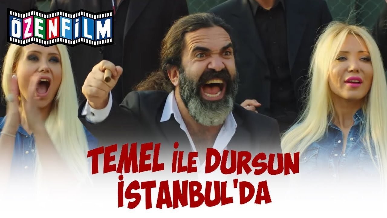 Temel ile Dursun İstanbul'da yapımından bir kare (1)
