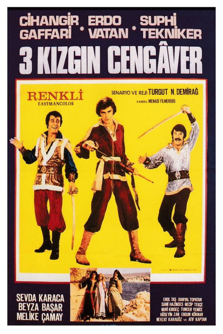 Üç Kızgın Cengaver afiş görseli
