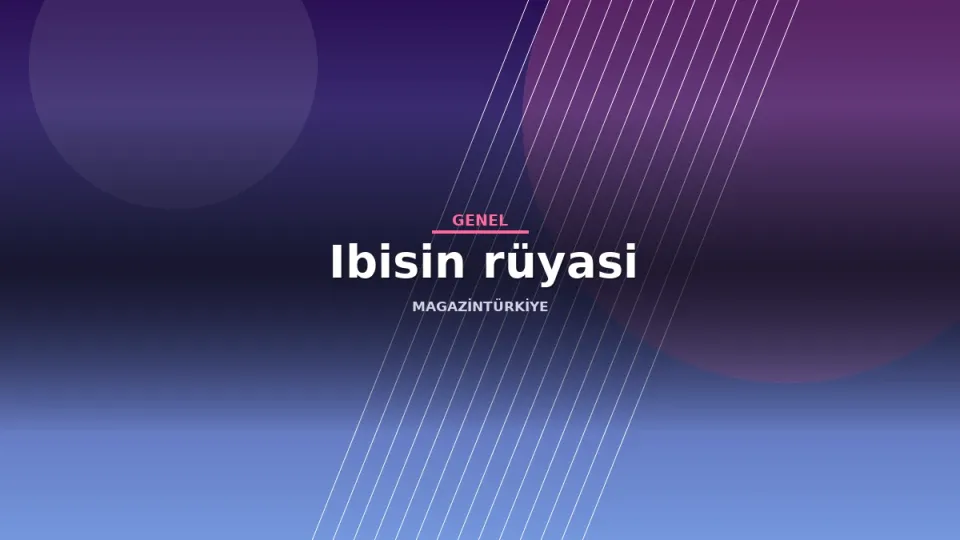 Ibisin rüyasi haber görseli