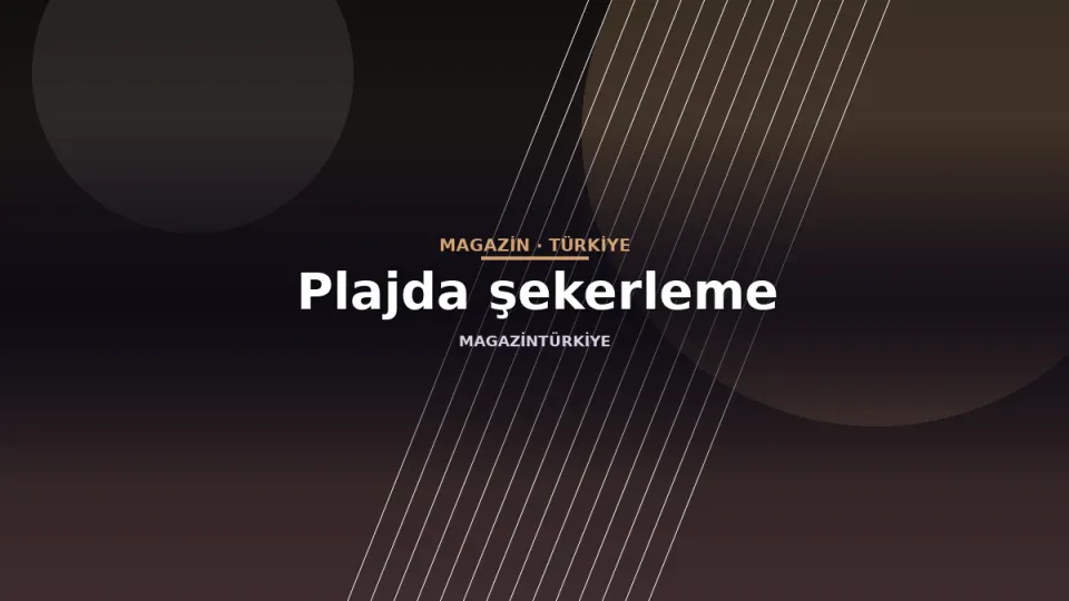 Plajda şekerleme