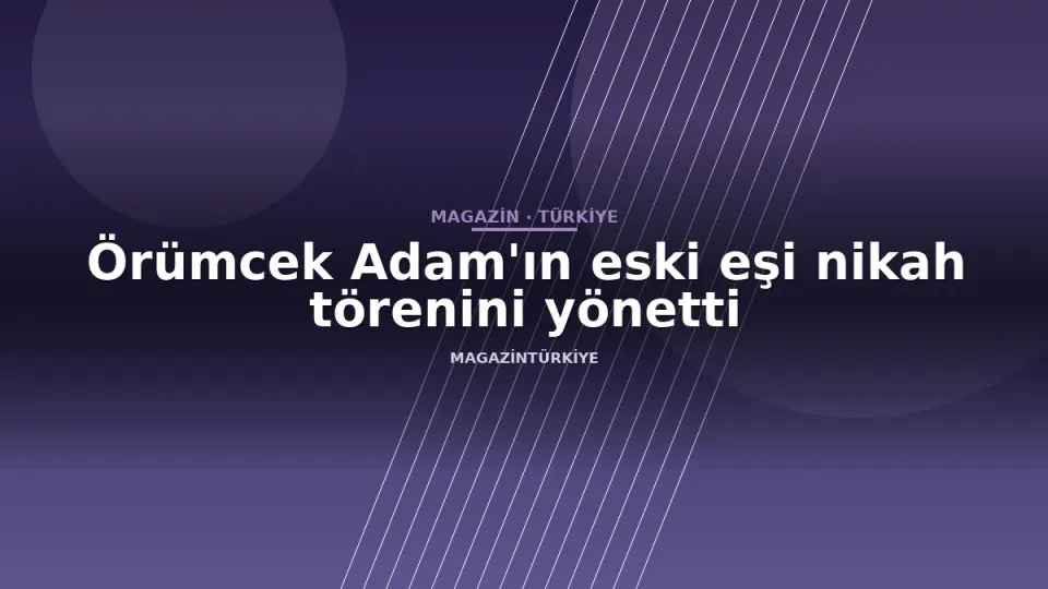 Örümcek Adam'ın eski eşi nikah törenini yönetti