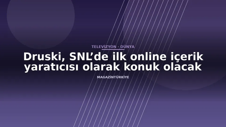 Druski, SNL’de ilk online içerik yaratıcısı olarak konuk olacak